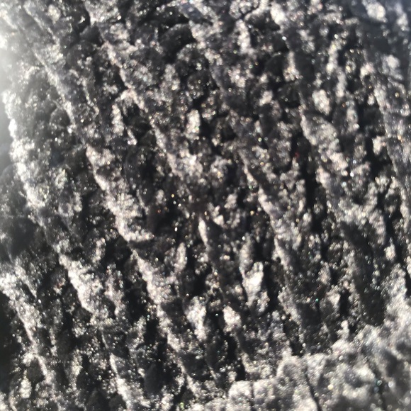 Soft Chenille Black Cat Beanie and Mittens Set - Picture 7 of 7